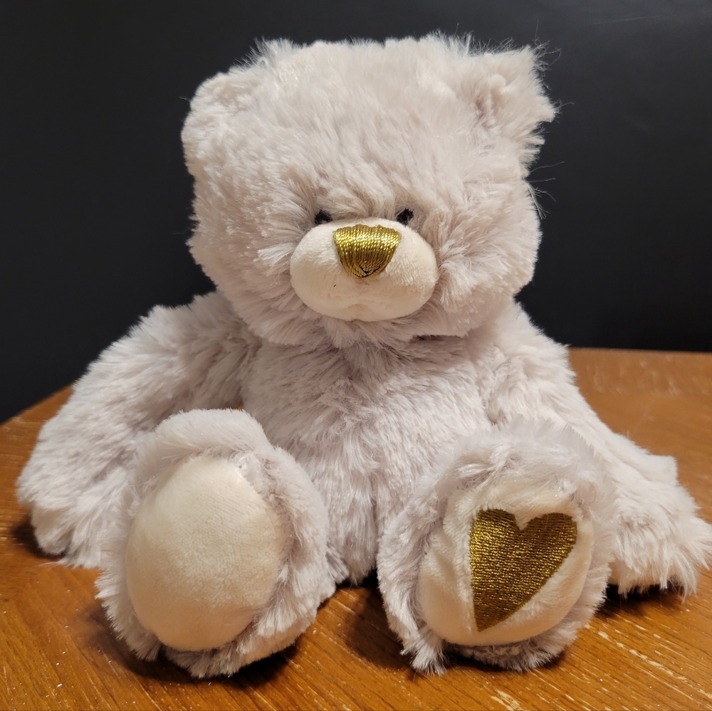 Demdaco August Birthstone Bear Plush Peridot 8.5" Stuffy Toy